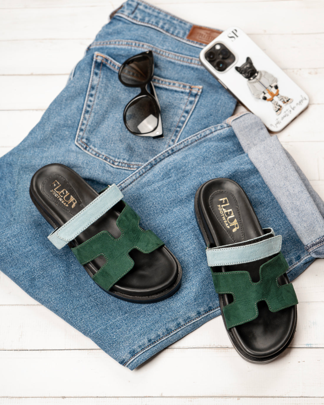 Harley - Checkered Strap Plaftorms