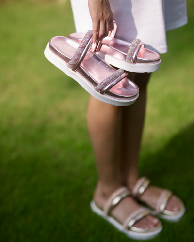 Candy Floss Straps - the bling comfort sliders