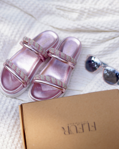 Candy Floss Straps - the bling comfort sliders