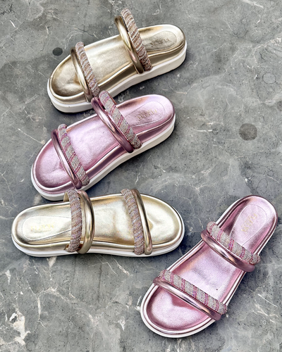 Candy Floss Straps - the bling comfort sliders