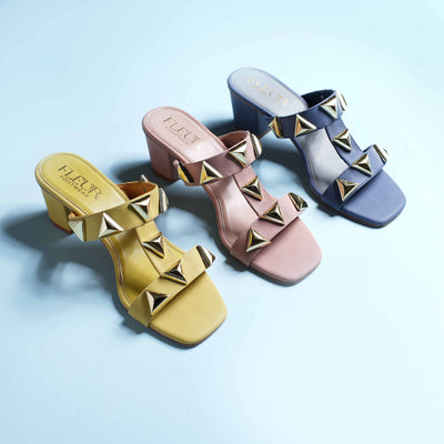 Candy- Block heels in fun colors